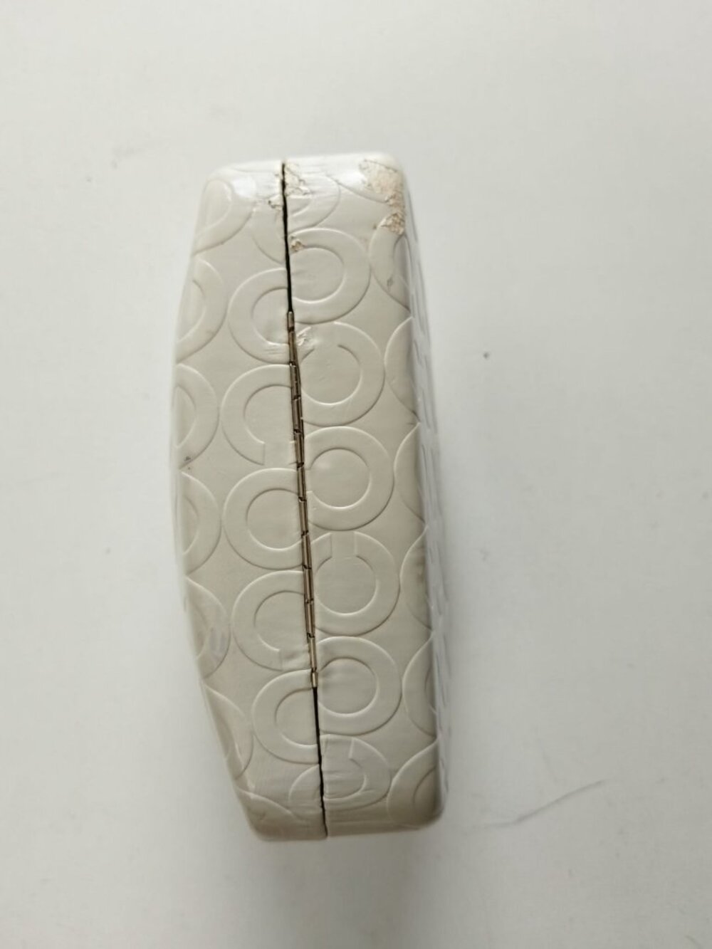 Coach Hazel S563 Black Shield Sunglasses Silver CC Logo Hinge Case Included - Picture 11 of 15